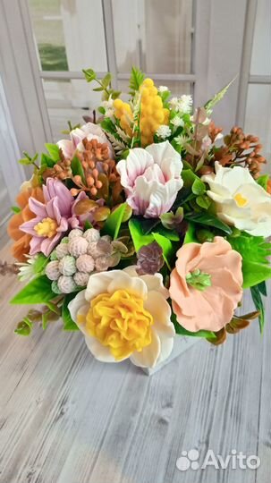 Весенний букет - мыло ручной работы