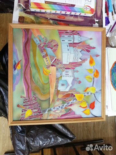 Картины в технике Батик