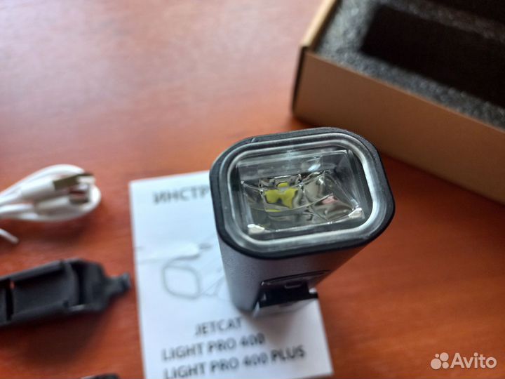 Фонарь велосипедный передний jetcat light PRO 400