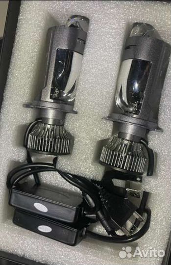 Лёд лампы H4 с линзой