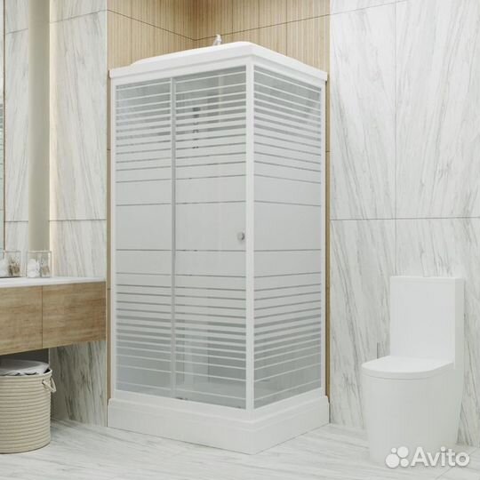 Душевая кабина Triton Квадро (полосы) 120*80*228 А