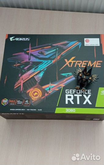 Видеокарта Nvidia GeForce RTX 3080 xtreme (не LHR)