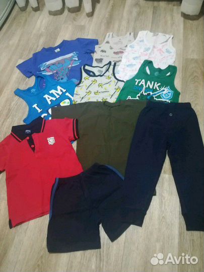 Футболки, маечки, шортики. Цена за все