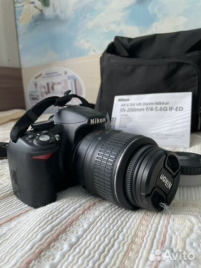 Фотоаппарат Nikon d3100 55-200mm