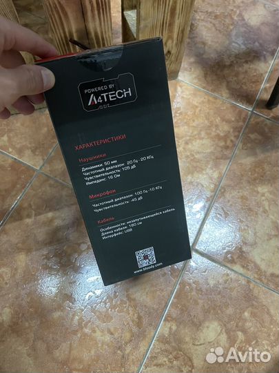 Игровая гарнитура A4Tech Bloody G570 черный