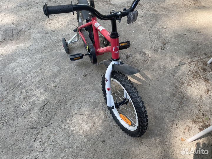 Детский велосипед 16 с ручкой