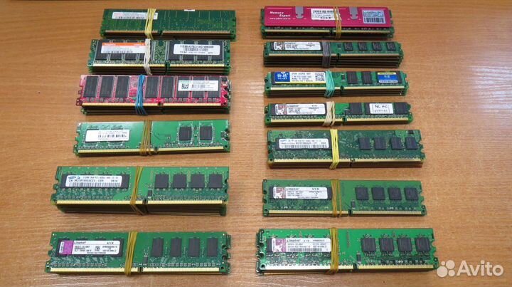 Оперативная память dimm/sodimm DDR/DDR2/DDR3