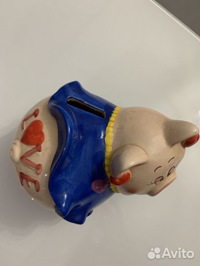 Копилка для денег собачка и свинка