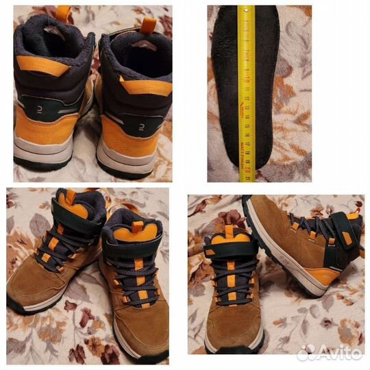 Ботинки демисезонные Quechua 31,5 -32 размер