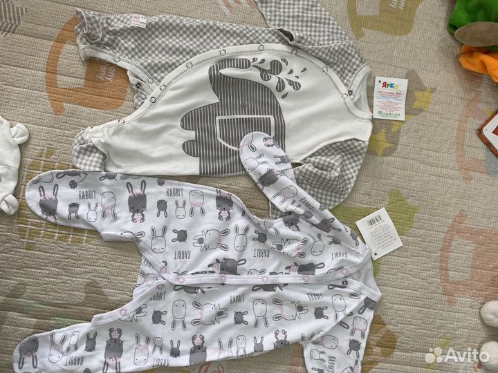 Слипы для двойни 4 шт боди 2 шт