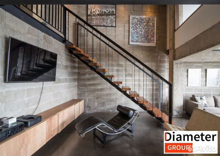 Изготовление красивой лестницы в частное помещение