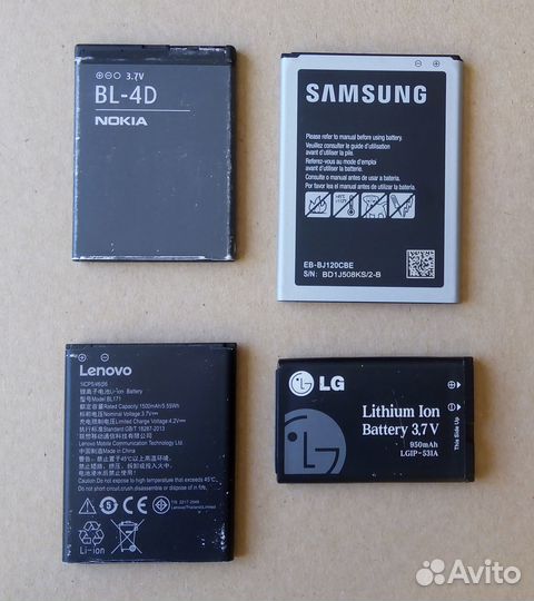 Аккумулятор Samsung, Lenovo, Nokia, LG