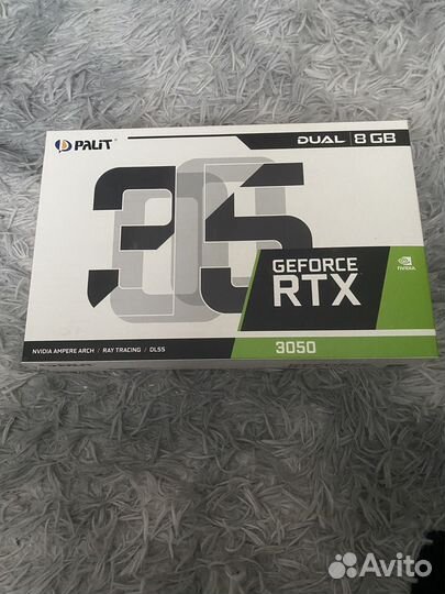Видеокарта RTX 3050 palit dual на гарантии