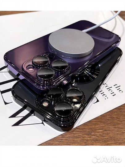 Чехол на iPhone 14 pro max с магнитом MagSafe