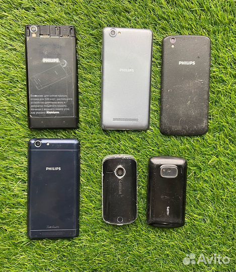 Разбор телефонов Philips на запчасти