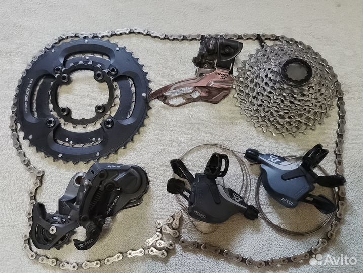 Группа sram X7 3x10 скоростей
