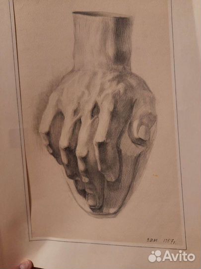 Эскизы, зарисовки (карандаш) СССР