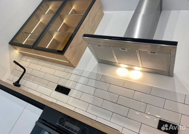 Кухня Лофт Белая напрямую от фабрики на заказ