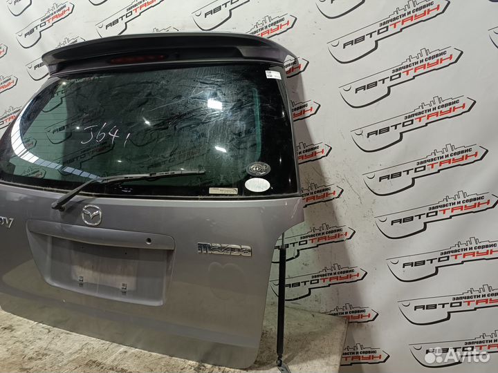 Дверь задняя mazda MPV LW3W LW5W lwew lwfw L08162020F серый, 29Y NA5912