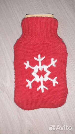 Грелка в вязаном чехле