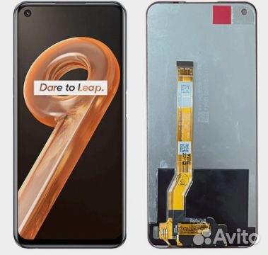 Дисплей Realme 9i тачскрин черный
