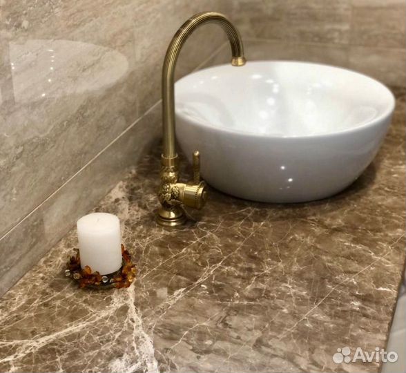 Столешница под раковину в ванной