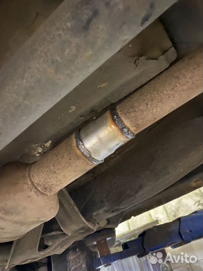 Замена фланца глушителя