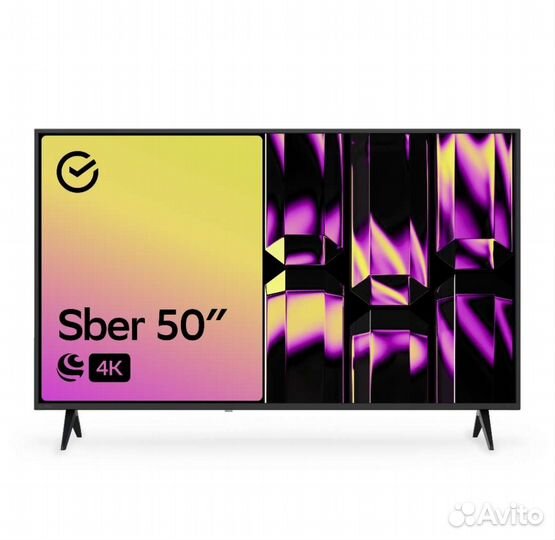 Новый 4К smart телевизор Sber 50