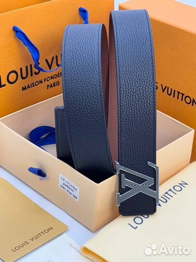 Ремень мужской натуральная кожа louis vuitton