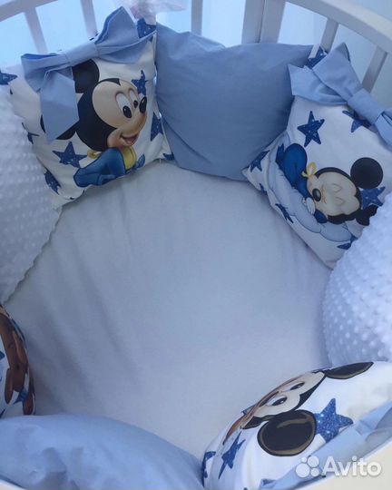 Бортики в кроватку новые