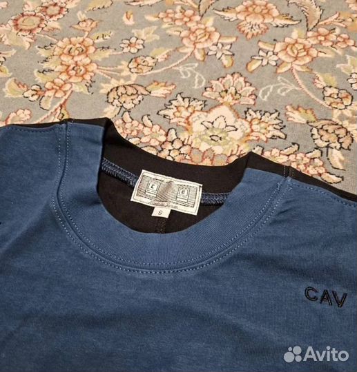 Лонгслив Cav Empt базовый синий