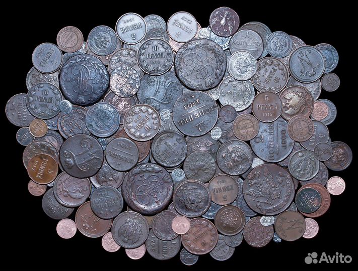 150 монет Российской империи от Петра I до Николая