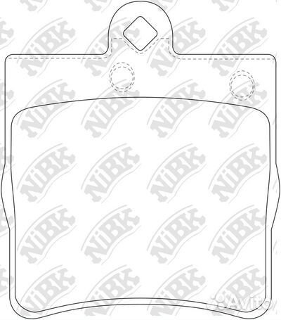 Колод. торм. диск. NiBK PN0310 PN0310 NiBK