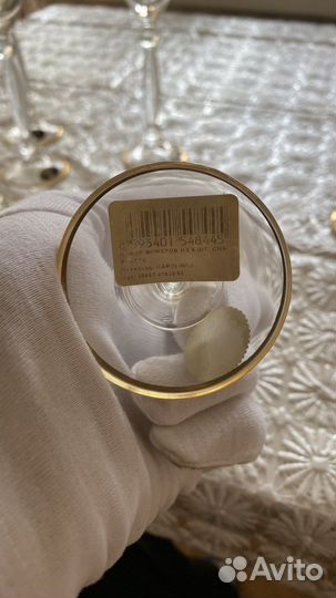 Чешское стекло, рюмки