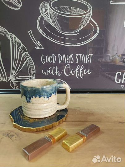 Подстаканники из эпоксидной смолы