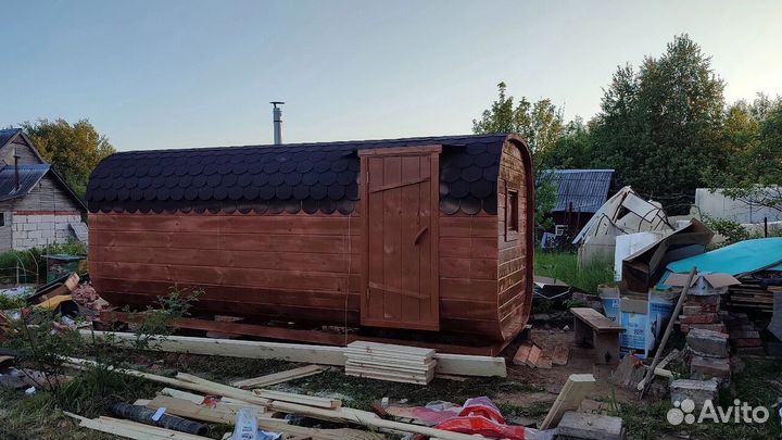 Баня-бочка с доставкой