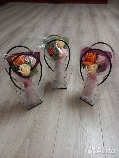 Мыльные цветы выпускной