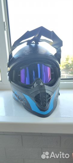 Шлем для мотокросса новый