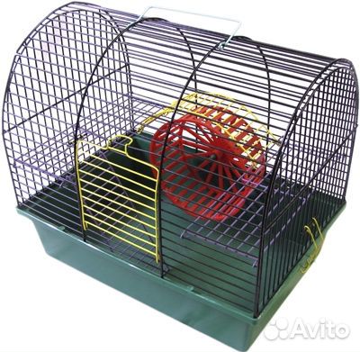 Клетка зоолайф дгр Венеция полукруглая 38*27*32 см