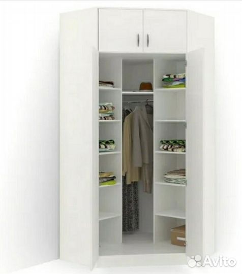 Угловой шкаф Алиса 16 белый