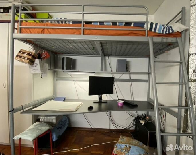 Кровать чердак икеа Свэрта