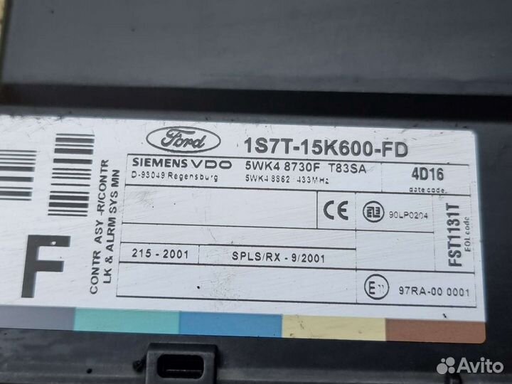 Блок комфорта Ford Focus 1