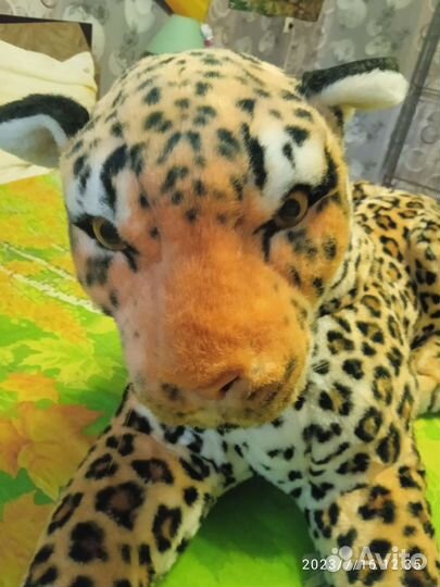Ягуар леопард мягкая игрушка