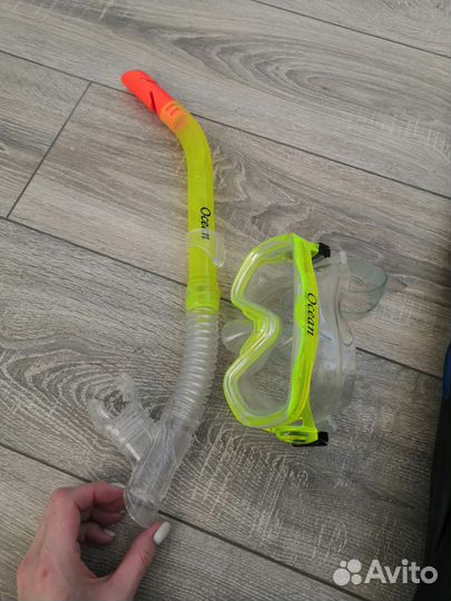 Маска с трубкой для снорклинга