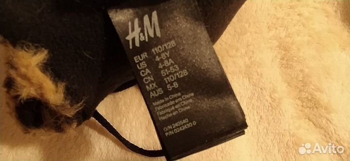Шапка меховая H&M детская для девочки