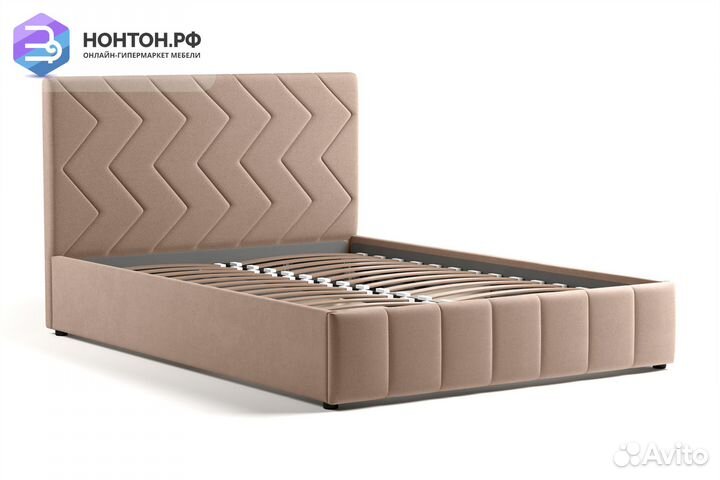 Кровать Милана бежевая