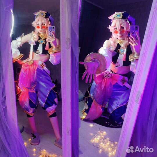 Косплей Дори Геншин импакт, костюм и парик