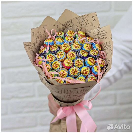 Букет из чупа чупсов