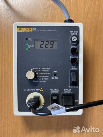 Fluke esa 715 анализатор безопасности