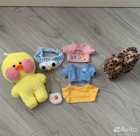 Утка лалафан и сумка-игрушка